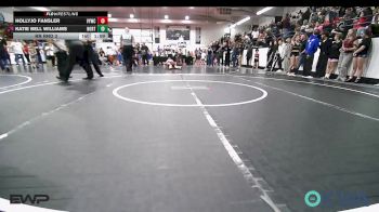 135 lbs Rr Rnd 3 - HollyJo Fansler, Verdigris Youth Wrestling vs Katie Bell Williams, Northeast Take Down Club