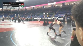 132 lbs Round Of 32 - Cloe Boccia, Milford vs Cecilia Pioggia, Agawam