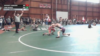 160 lbs Rr Rnd 2 - Anthony Lombardi, Iron Faith vs Luke Scholz, Cranford/rhino