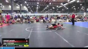 132 lbs Round 4 (6 Team) - Trey Custudio, RIVER CITY WRESTLING CLUB vs Vincent Packer, GREAT NECK WRESTLING CLUB