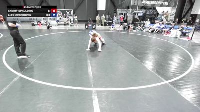 138 lbs Sammy Spaulding, New Jersey vs Alex Oedekoven, South Dakota Blue