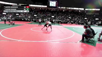 114 lbs Cons. Round 2 - Jasper Anderson, GOS2 vs Carter Roeder, MVL3