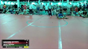 92 lbs Round 2 (6 Team) - Alesandro Restrepo, Vougar`s Honors vs Brady Watson, PA Alliance