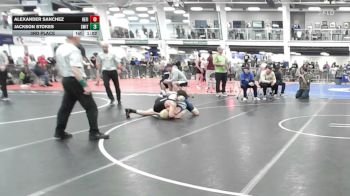 124 lbs 3rd Place - Alexander Sanchez, Refinery WC vs Jackson Stokes, Smittys Wrestling Barn