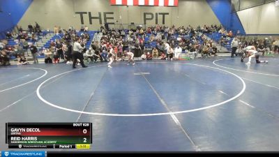 80 lbs Semifinal - Reid Harris, Sanderson Wrestling Academy vs Gavyn DeCol, Uintah