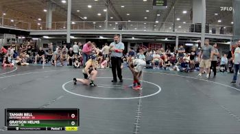 96 lbs Round 7 (8 Team) - Grayson Helms, Kraken vs Tamari Bell, Keystone Krush