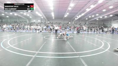 70 lbs Rr Rnd 1 - Sabastian Valle, The Fort Hammers vs Milo Albright, 4M Strength