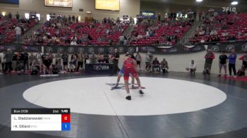 55 kg Semis - Lincoln Sledzianowski, Pennsylvania vs Keanu Dillard, Steller Trained Wrestling