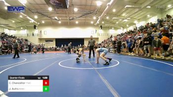 106 lbs Quarterfinal - Conner Chancellor, Team Tulsa Wrestling Club vs Jett Autry, Broken Arrow Wrestling Club