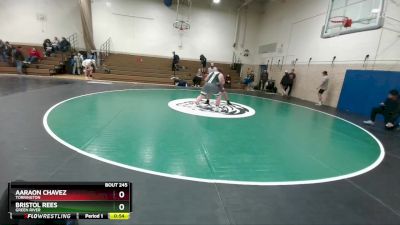 285 lbs Cons. Round 2 - Bristol Rees, Green River vs Aaraon Chavez, Torrington