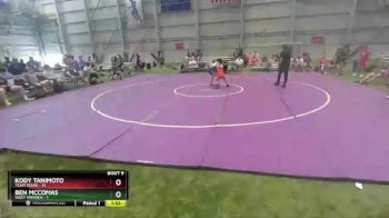 113 lbs Round 3 (6 Team) - Kody Tanimoto, Team Texas vs Ben McComas, West Virginia