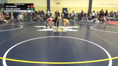 70 lbs 3rd Place Match - Rolland Kolbow, Forest Lake Wrestling Club vs Jett Leclaire, De Pere Youth