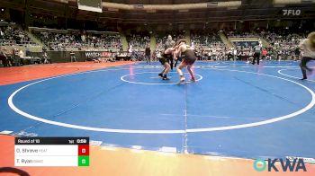 130 lbs Round Of 16 - Oakley Shreve, Heat vs Tanner Ryan, Broken Arrow Wrestling Club