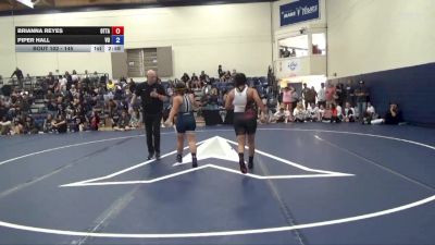 145 lbs Champ. Round 2 - Piper Hall, Vanguard vs Brianna Reyes, Ottawa University