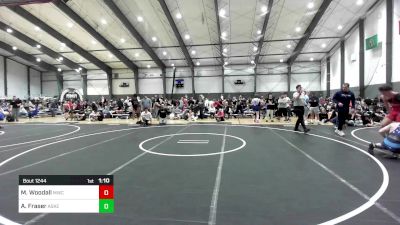 150 lbs Semifinal - Maxwell Woodall, Mwc vs Alec Fraser, Askeo International Mat Club
