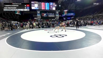 155 lbs Champ. Rd Of 64 - Karsyn Champion, PA vs Addi Treuthardt, WI