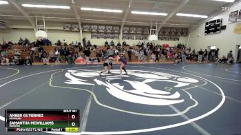 100 lbs 3rd Place Match - Amber Gutierrez, Miyamura vs Samantha McWilliams, Horizon