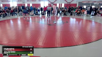 285 lbs Finals (2 Team) - Giulian Bodiu, Findlay vs Tyler Doyle, Colorado Mesa