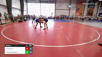 195 lbs Rr Rnd 1 - Isaiah Francis, Best Trained vs Peter Marinopoulos, Illinois Menace Lightning