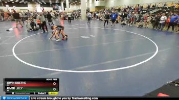 108 lbs Cons. Round 3 - River Lilly, IN vs Owin Koethe, IA