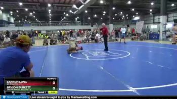 138 lbs Round 3 (6 Team) - Bryson Burkett, TROJAN WRESTLING CLUB vs Cannon Long, 84 ATHLETES