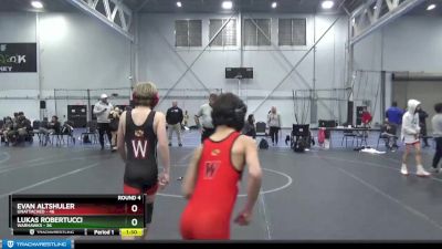 76 lbs Round 4 - Lukas Robertucci, Warhawks vs Evan Altshuler, Unattached