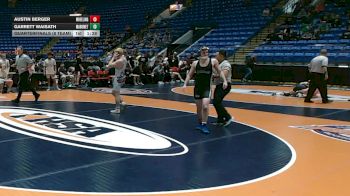 150 lbs Quarterfinals (8 Team) - Garrett Waisath, Mahomet (M.-Seymour) vs Austin Berger, Wheeling