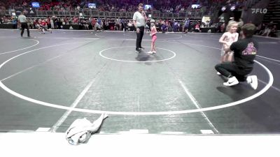 49.7-54.5 lbs Round Of 16 - Paisley McKinney, Unaffiliated vs Asa Cockrum, Jackson County Wrestling