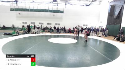 165 lbs Consi Of 4 - Domenic P Maturo, Branford vs Sebastian Miranda, Notre Dame-West Haven