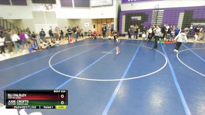 50 lbs Quarterfinal - Jude Crofts, Victory Wrestling vs Eli Falslev, Top Of Utah