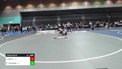 165 lbs Consi Of 32 #1 - Jace Allen, Idaho Falls vs Eli Vorwaller, Stansbury