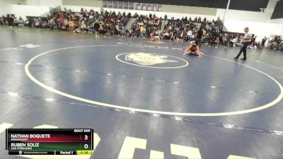 132 lbs Cons. Round 3 - Nathan Boquete, Paramount vs Ruben Soliz, San Fernando