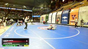 175 Class 2 lbs Quarterfinal - Lucas Estes, St. Michael The Archangel Catholic vs Carter Smith, Moberly