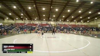 70 lbs Semifinal - Weston Ekle, Alaska vs Brex Jensen, Utah
