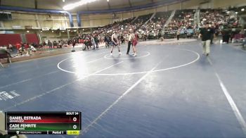 2A 175 lbs Champ. Round 1 - Daniel Estrada, Grandview vs Cade Femrite, Ellensburg