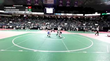 95 lbs Champ. Round 1 - Aiden Daughters, MYW1 vs Kolton Ross, PROA