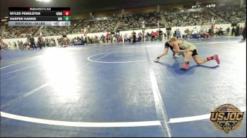 58 lbs Round Of 16 - Myles Pendleton, NORTH DESOTO WRESTLING ACADEMY vs Harper Harris, Shelton Wrestling Academy