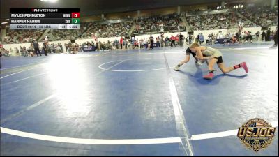 58 lbs Round Of 16 - Myles Pendleton, NORTH DESOTO WRESTLING ACADEMY vs Harper Harris, Shelton Wrestling Academy