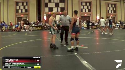 167 lbs Round 3 (6 Team) - Paul Lichter, Town WC vs Ethan Vanderpool, Wyalusing Plus