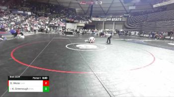 2A 120 lbs Cons. Round 2 - Koe Greenough, Sedro-Woolley vs Gabe Weza, Clarkston