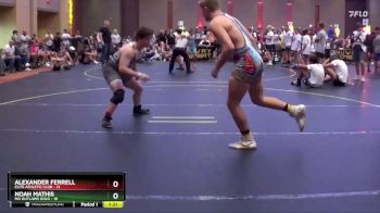 187 lbs Round 2 (6 Team) - Noah Mathis, MO Outlaws Gold vs Alexander Ferrell, Elite Athletic Club