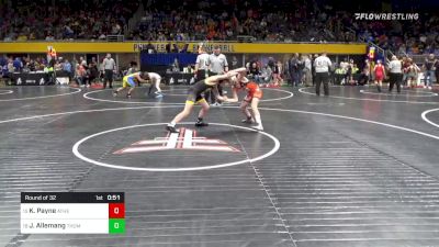 95 lbs Round Of 32 - Kruze Payne, Athens vs Jackson Allemang, Thomas Jefferson