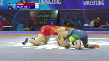 57 kg Qualif. - Chengtao Wang, China vs Caio Duarte Aron, Brazil