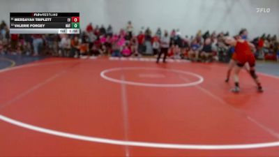 100 lbs Champ. Round 1 - Mersayah Triplett, Evanston vs Valerie Forgey, Natrona
