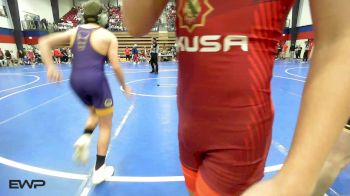 86 lbs Consi Of 8 #2 - Rocco Tyler, Berryhill High School vs Jax Patten, Bristow