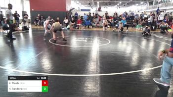 105 lbs Consi Of 4 - King Steele, Calhoun Jr. Takedown Club vs Holden Sanders, Icon