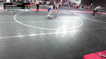 120 lbs Cons. Semi - Brayden Bergemann, Askren Wrestling Academy vs Kasin Noordyk, Ringers