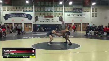 138 lbs Quarterfinal - Antonio Beall, Monarch vs Rylee Reeves, Holy Cross