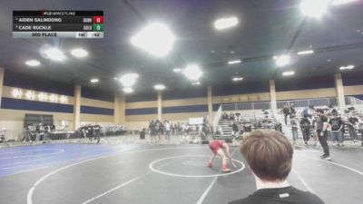 106 lbs 3rd Place - Aiden Salindong, Durham Elite vs Cade Ruckle, Gold Rush Wrestling