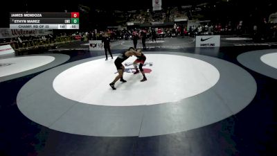 132 lbs Champ. Rd Of 32 - James Mendoza vs Ethyn Marez, Legacy Wrestling Center